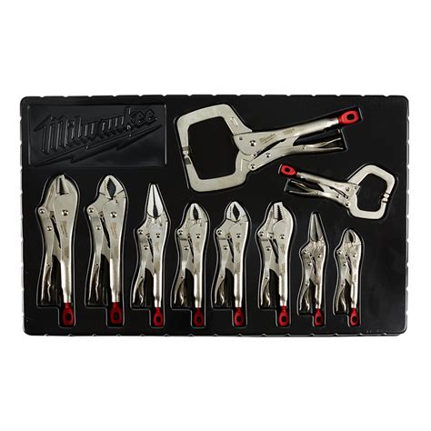 milwaukee locking plier set